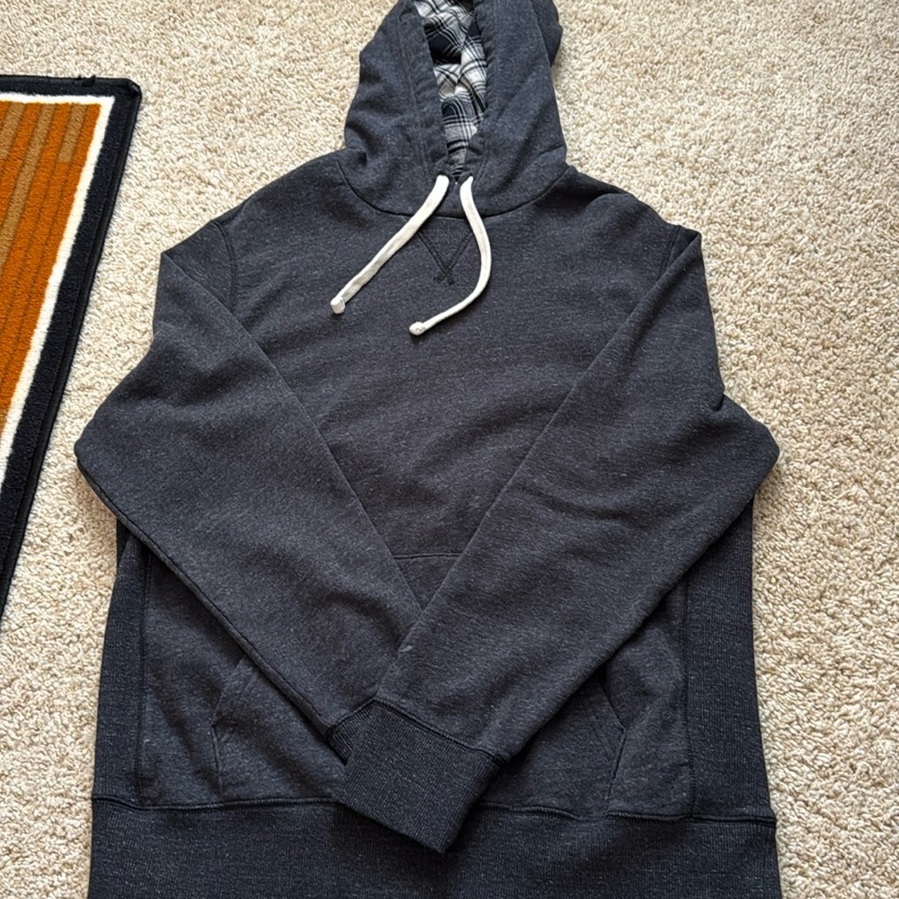 American Eagle Patchwork / Flannel Hoodie